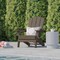 Flash Furniture Brown Adirondack Patio Chair with Cupholder LE-HMP-1044-10-BR-GG - alternate 8